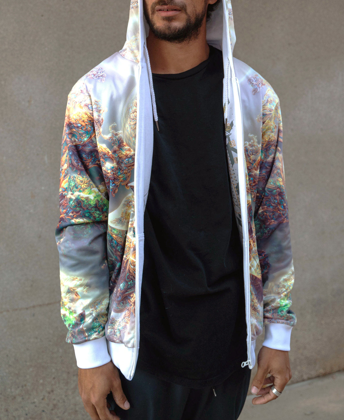 Galactic Us Reversible Hoodie by Desert Dwellers x Threyda