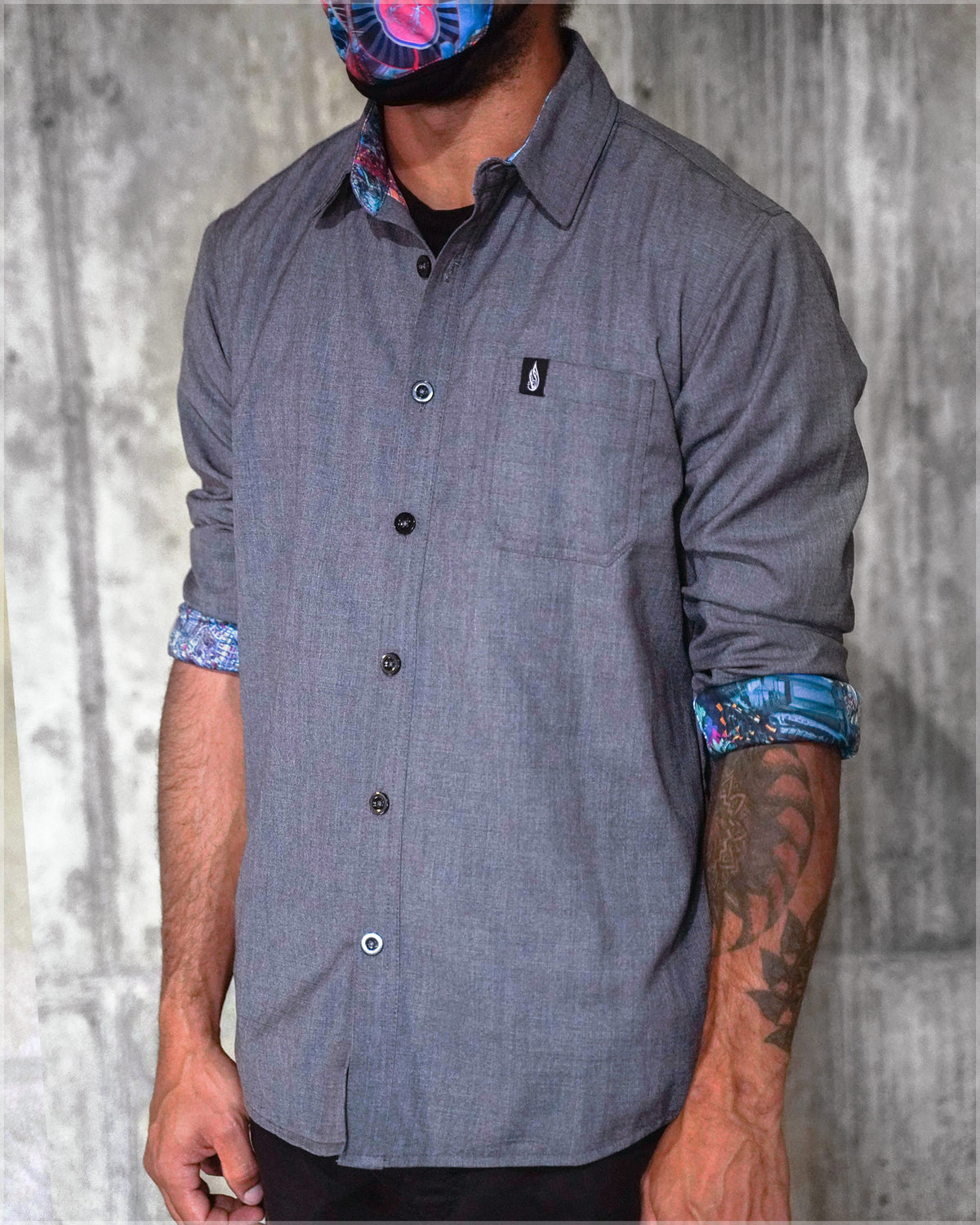 Terra Cuda Button Down Shirt by Android Jones