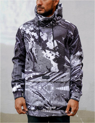 Tesseract Argon Pullover Jacket by Kimi Takemura