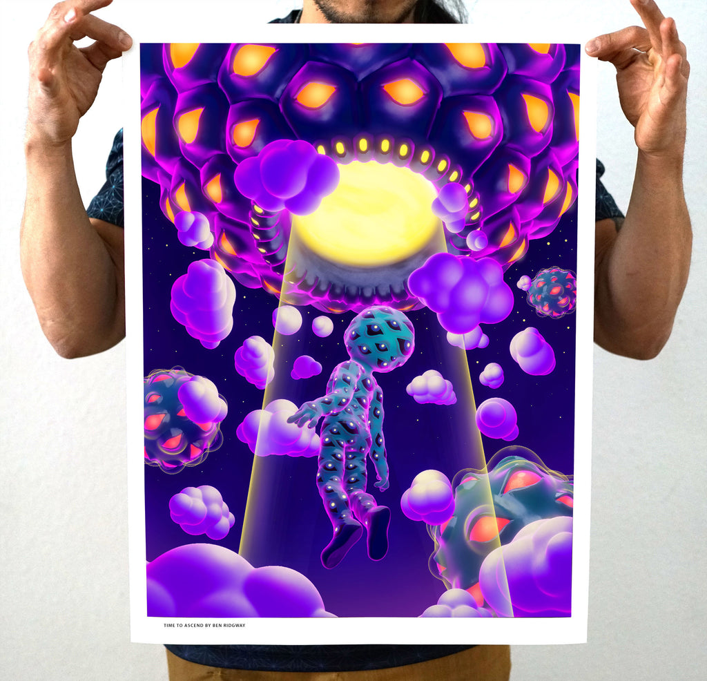 Time To Ascend Matte Print by Ben Ridgway