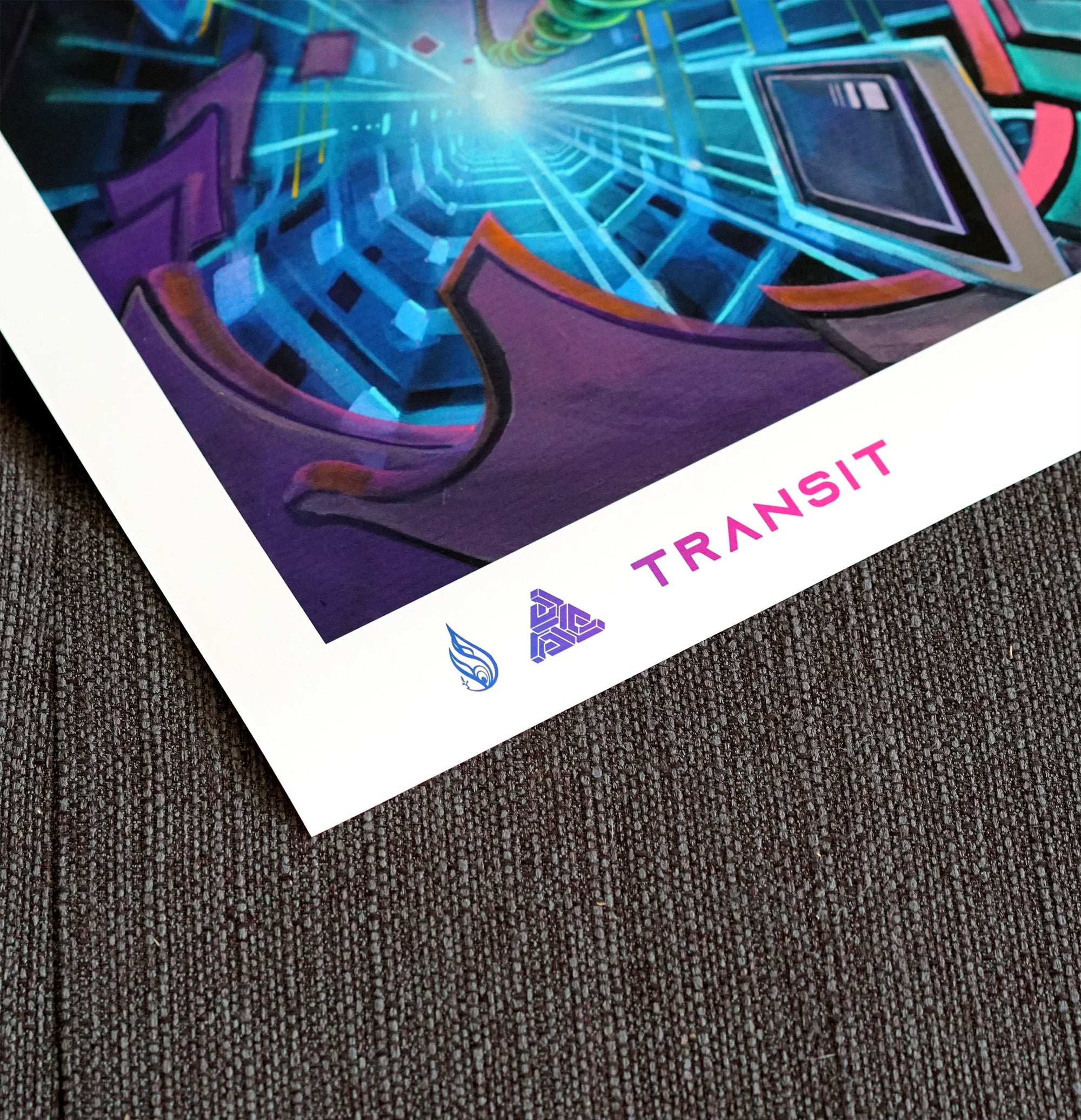 Transit Signed Print by Jake Amason x Stephen Kruse x Seth McMahon x Peter Westermann  - 72 Hour Release