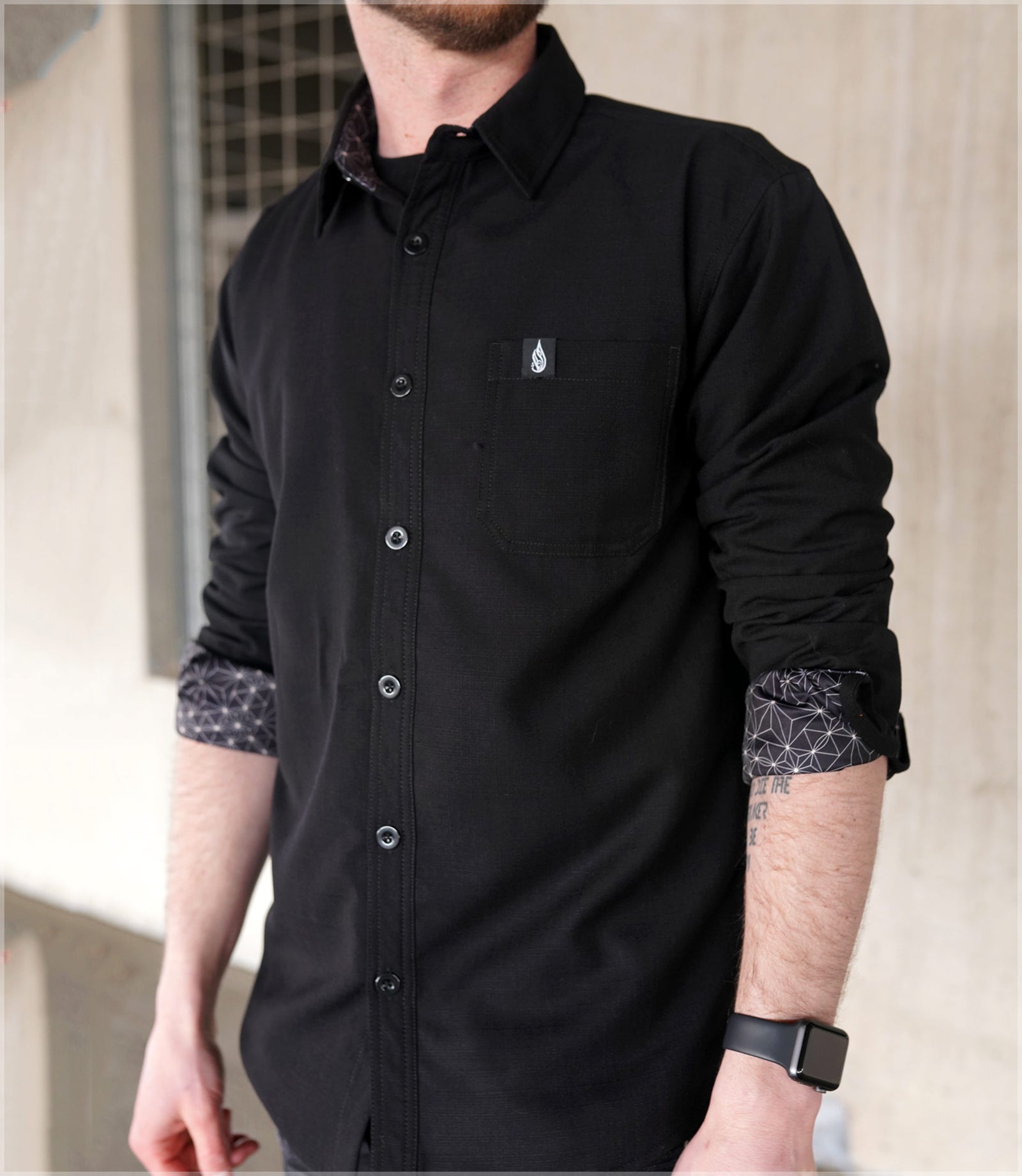 Transverse Button Down by Threyda