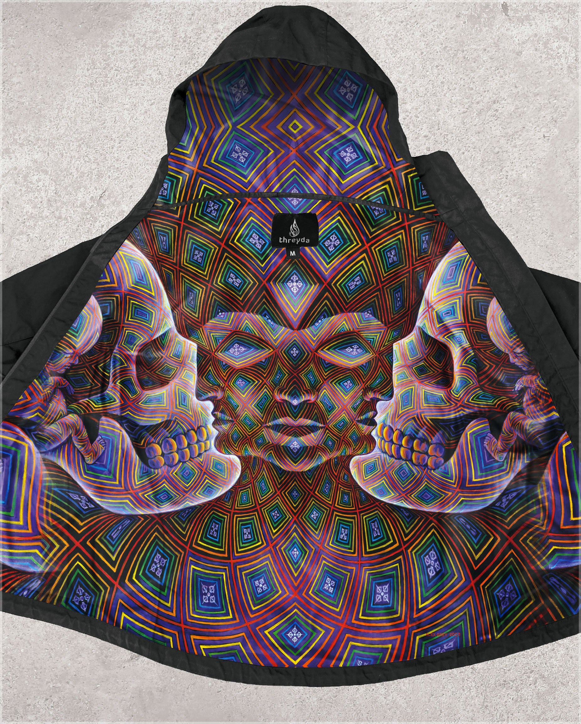 Vajra Being Obsidian Jacket by Alex Grey - BACKSTOCK AVAILABLE