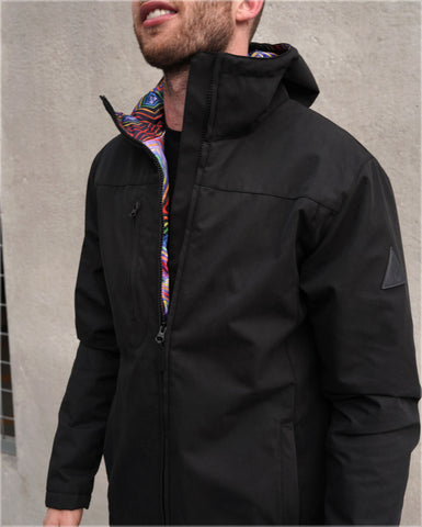 Vajra Being Obsidian Jacket by Alex Grey