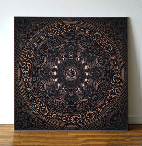Lunar Monolith Print by Mugwort Designs