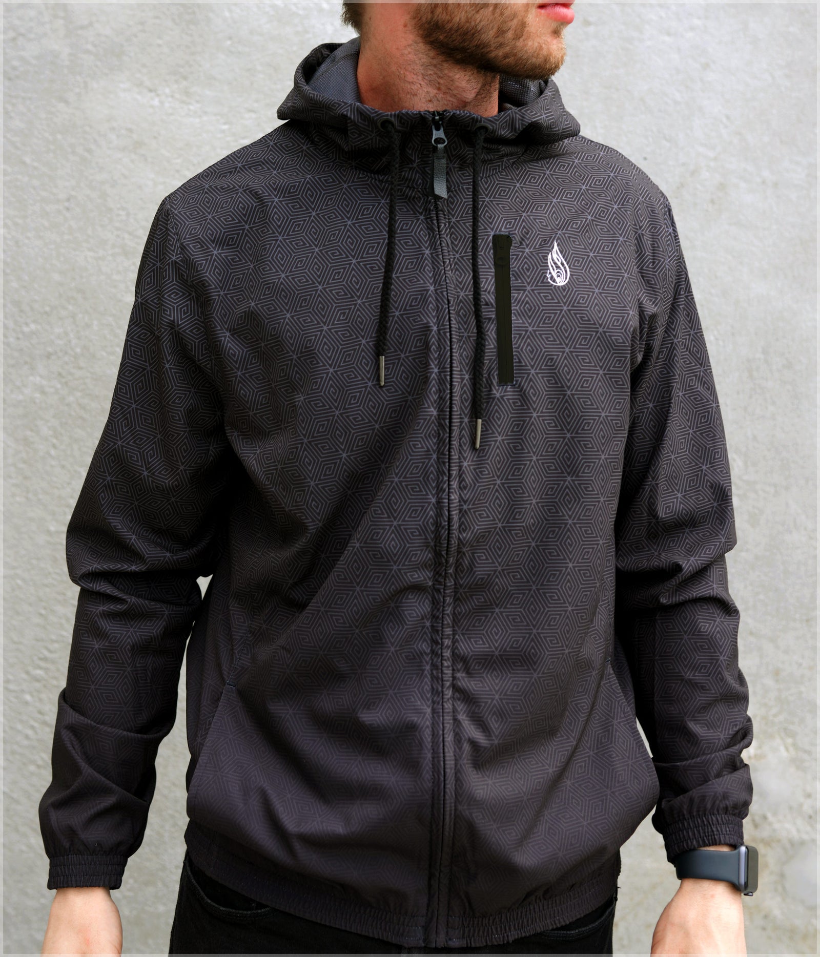 Black Box Windbreaker by Threyda