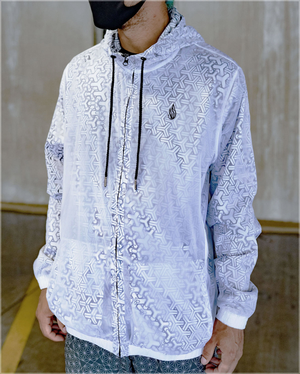 Translucent Windbreaker by Kimi Takemura