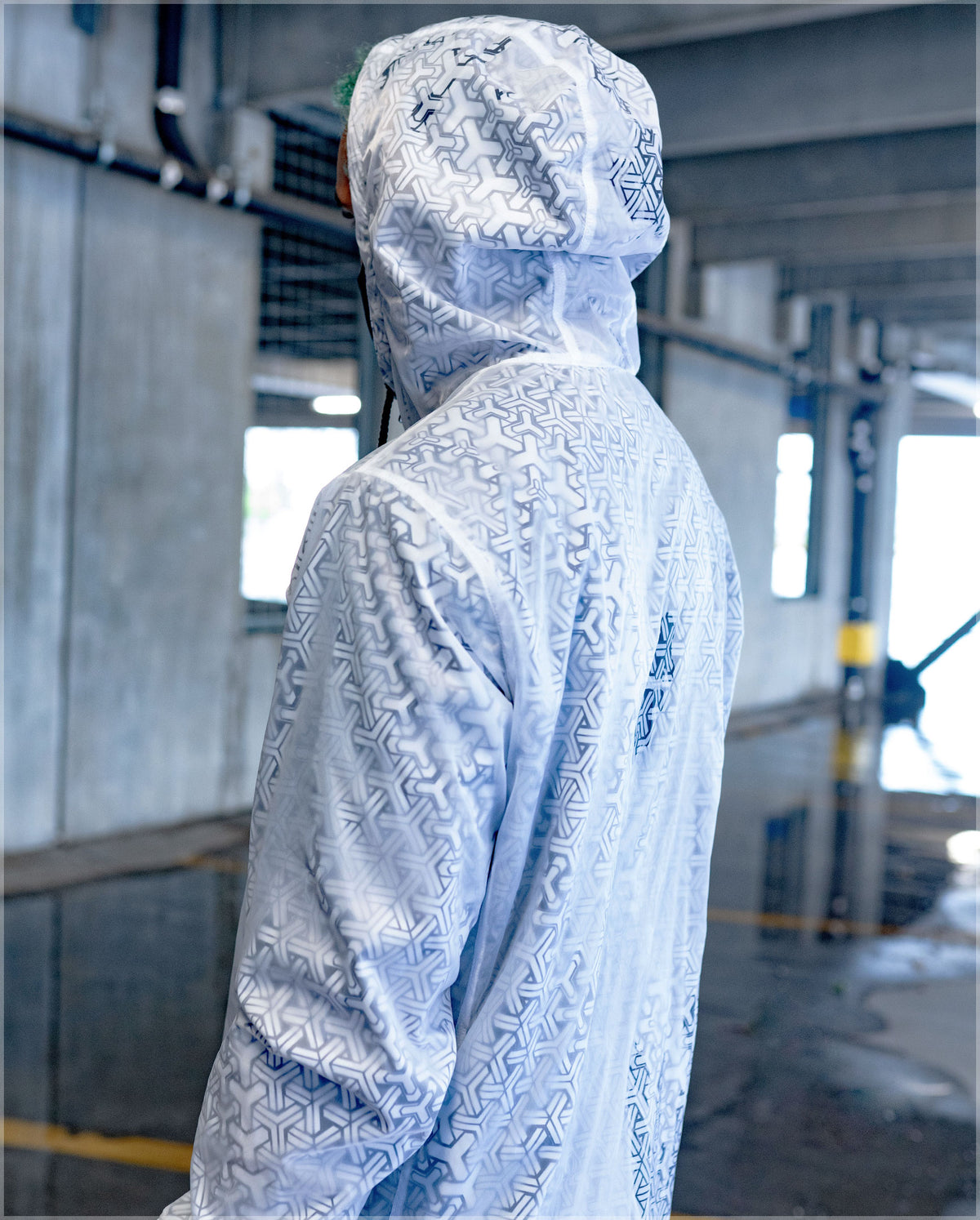 Translucent Windbreaker by Kimi Takemura