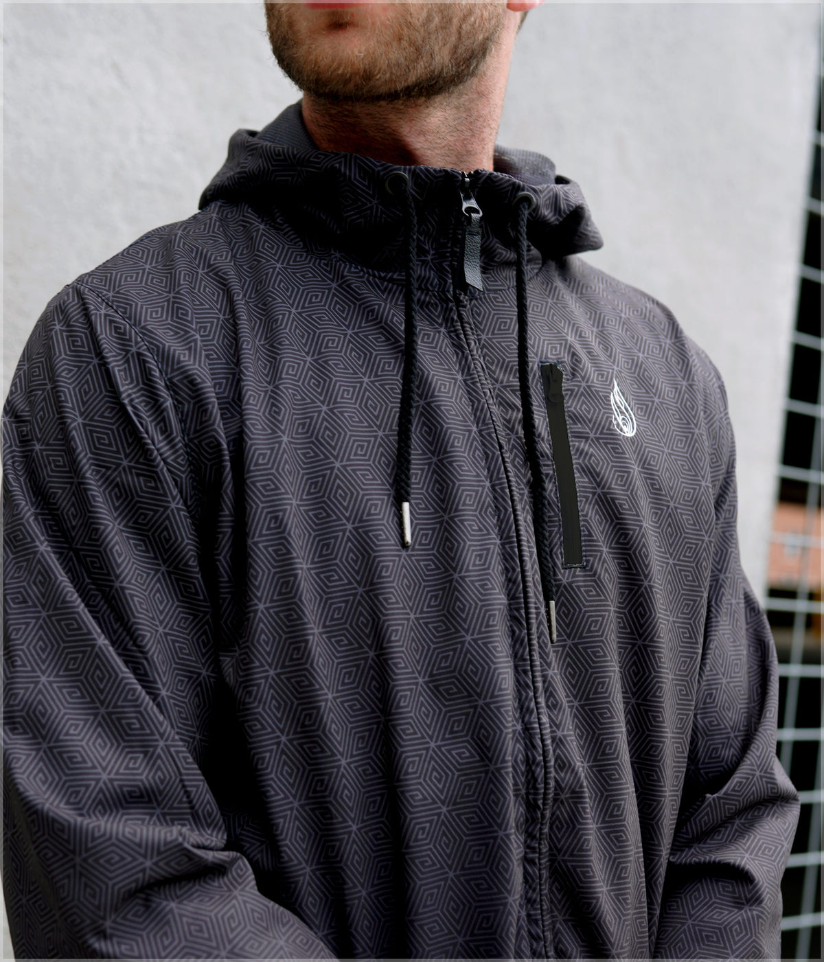 Black Box Windbreaker by Threyda